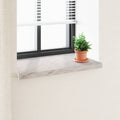 vidaXL Parapet okienny Klejek marmurowy 80 x 50 x 4,5 cm PVC