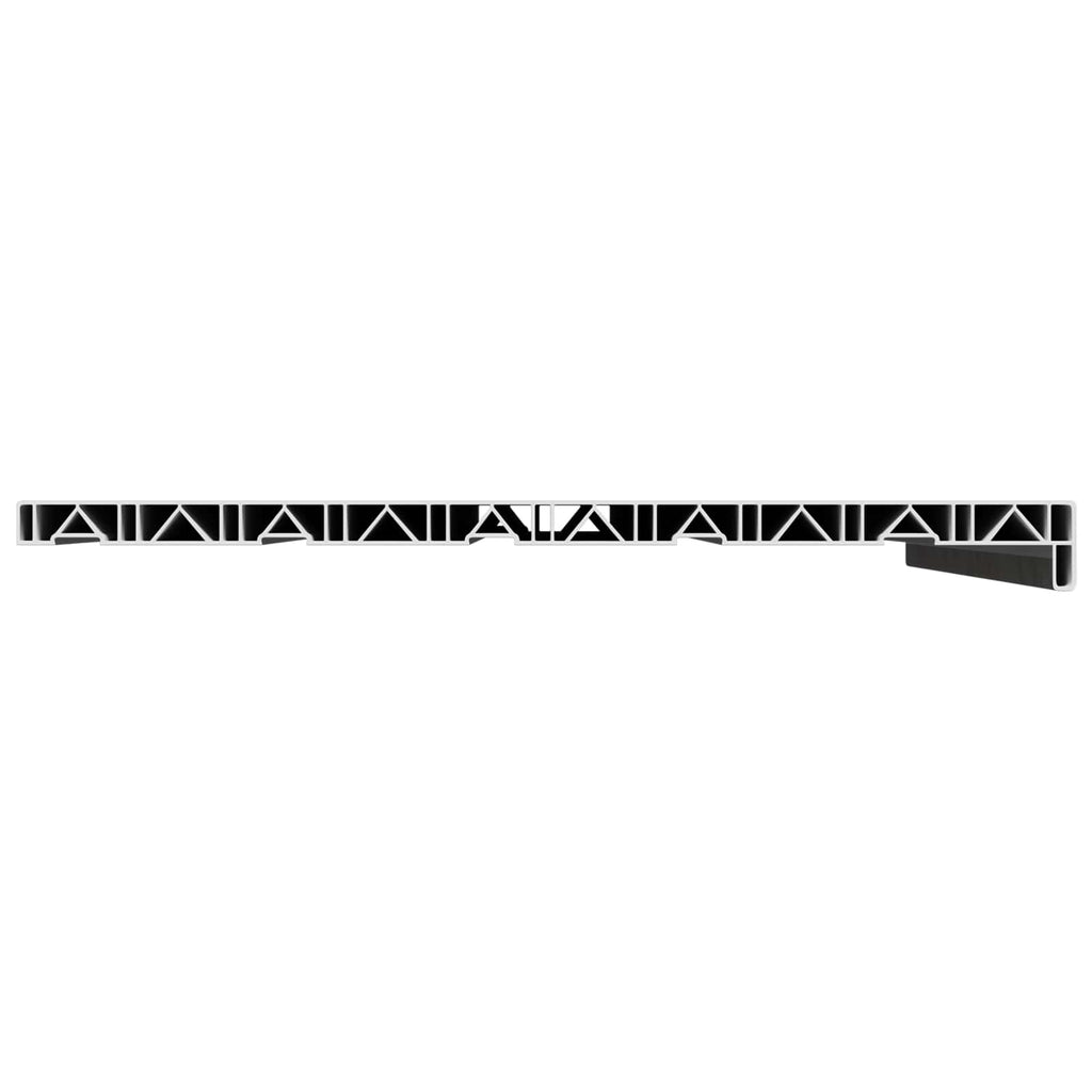 vidaXL Parapet okienny Klejek marmurowy 80 x 50 x 4,5 cm PVC