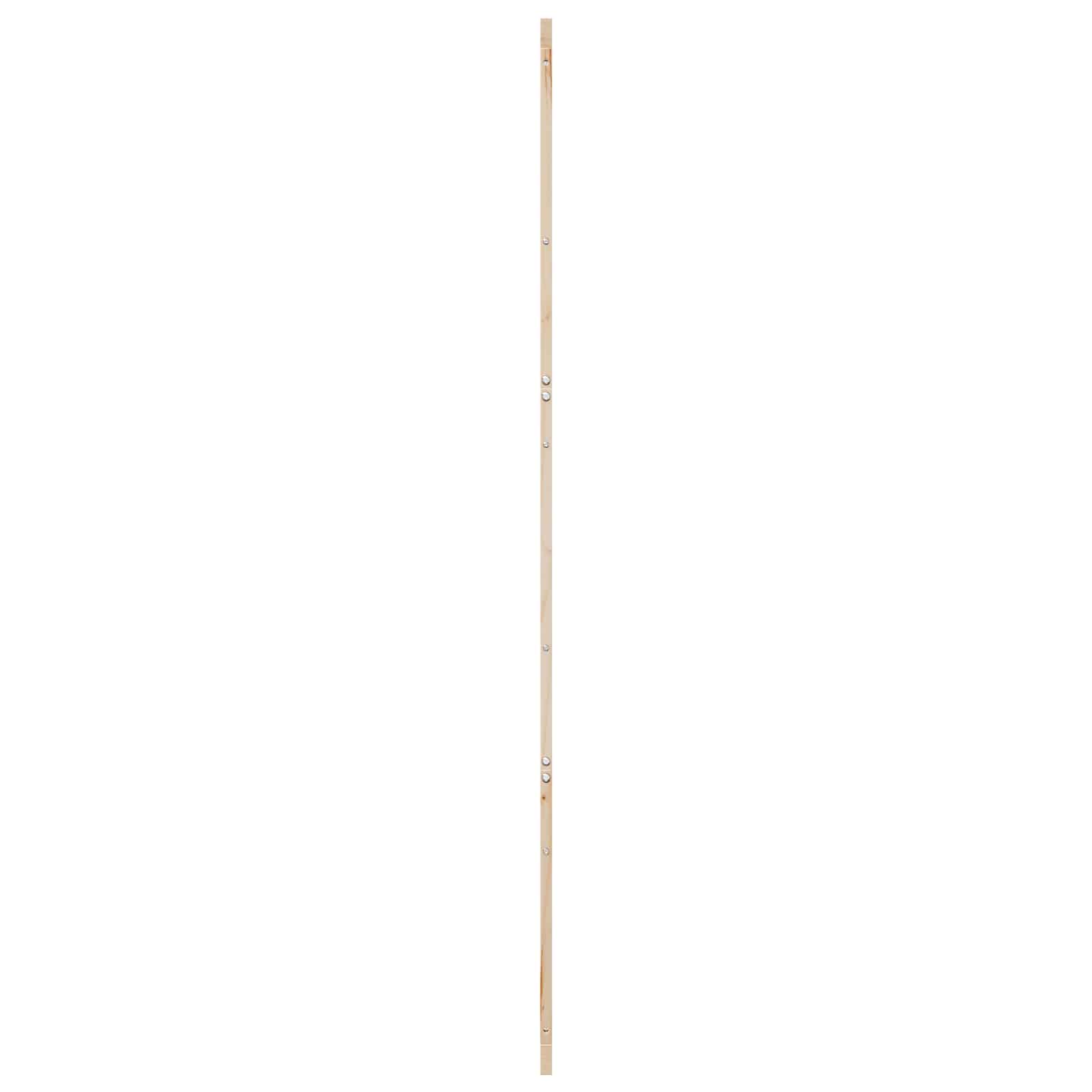 vidaXL Drzwi do stodoły naturalny 80 x 2,5 x 208 cm