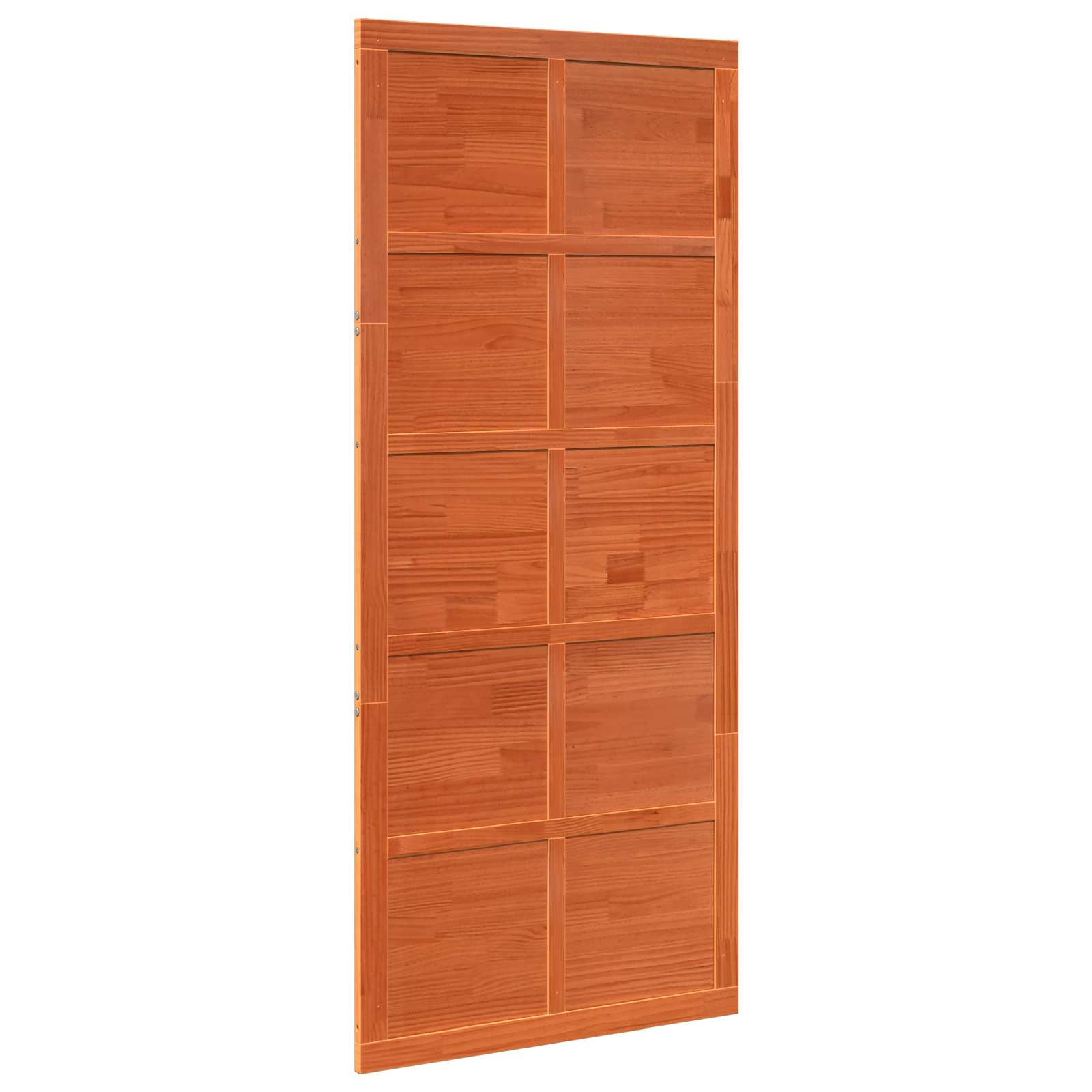 vidaXL Drzwi do stodoły Sosna woskowana 100 x 2,5 x 208 cm