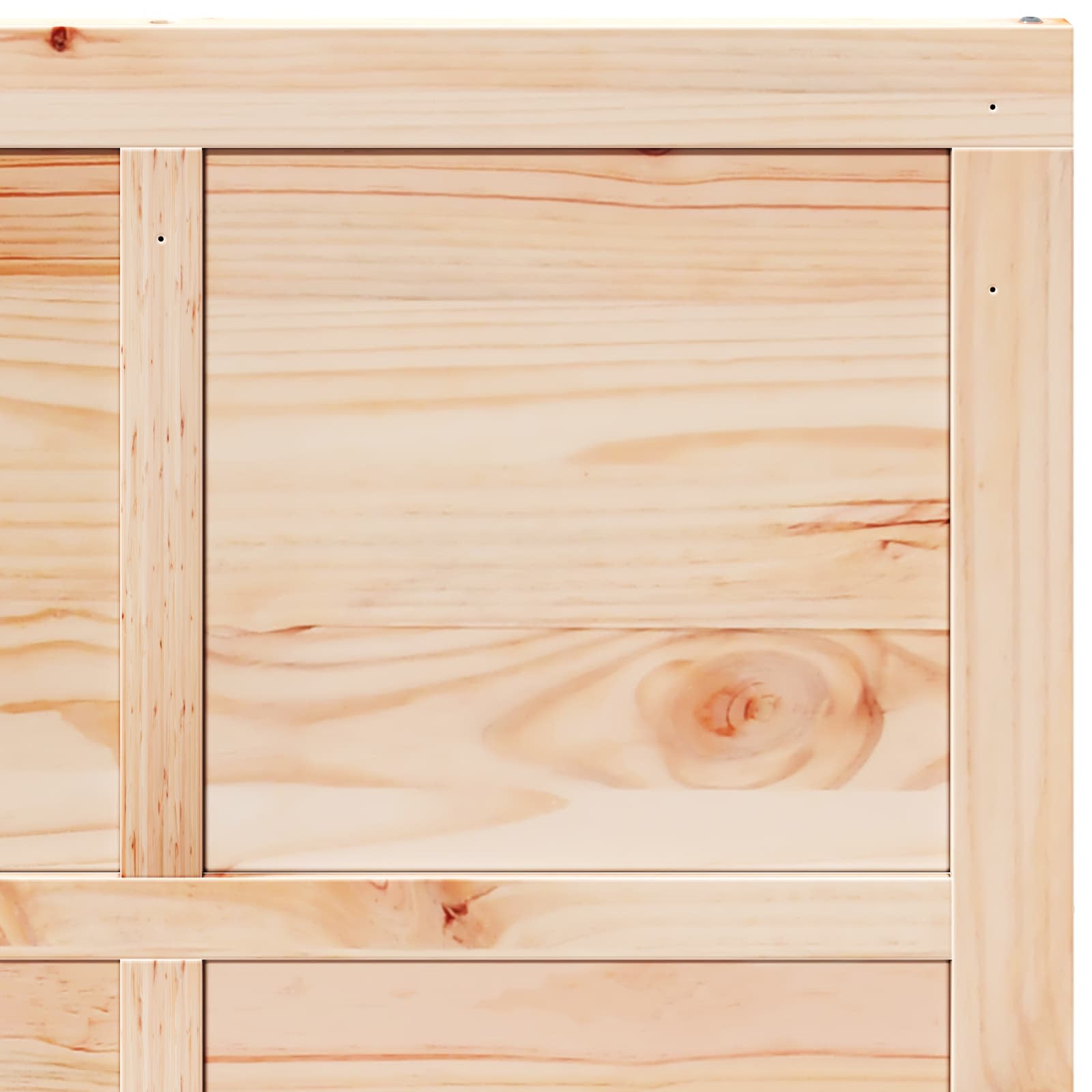 vidaXL Drzwi do stodoły naturalny 90 x 2,5 x 208 cm