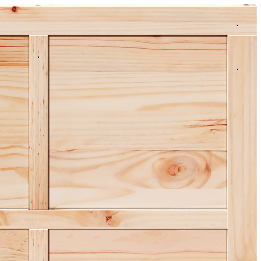 vidaXL Drzwi do stodoły naturalny 80 x 2,5 x 208 cm