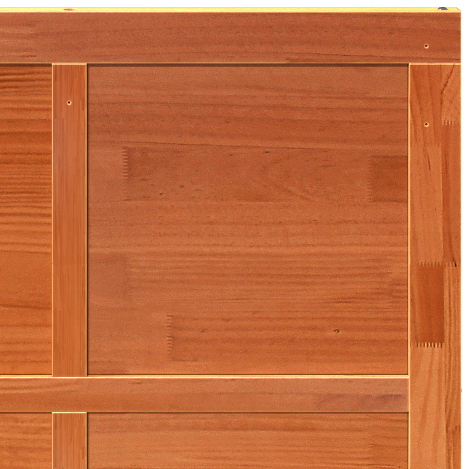 vidaXL Drzwi do stodoły Sosna woskowana 80 x 2,5 x 208 cm