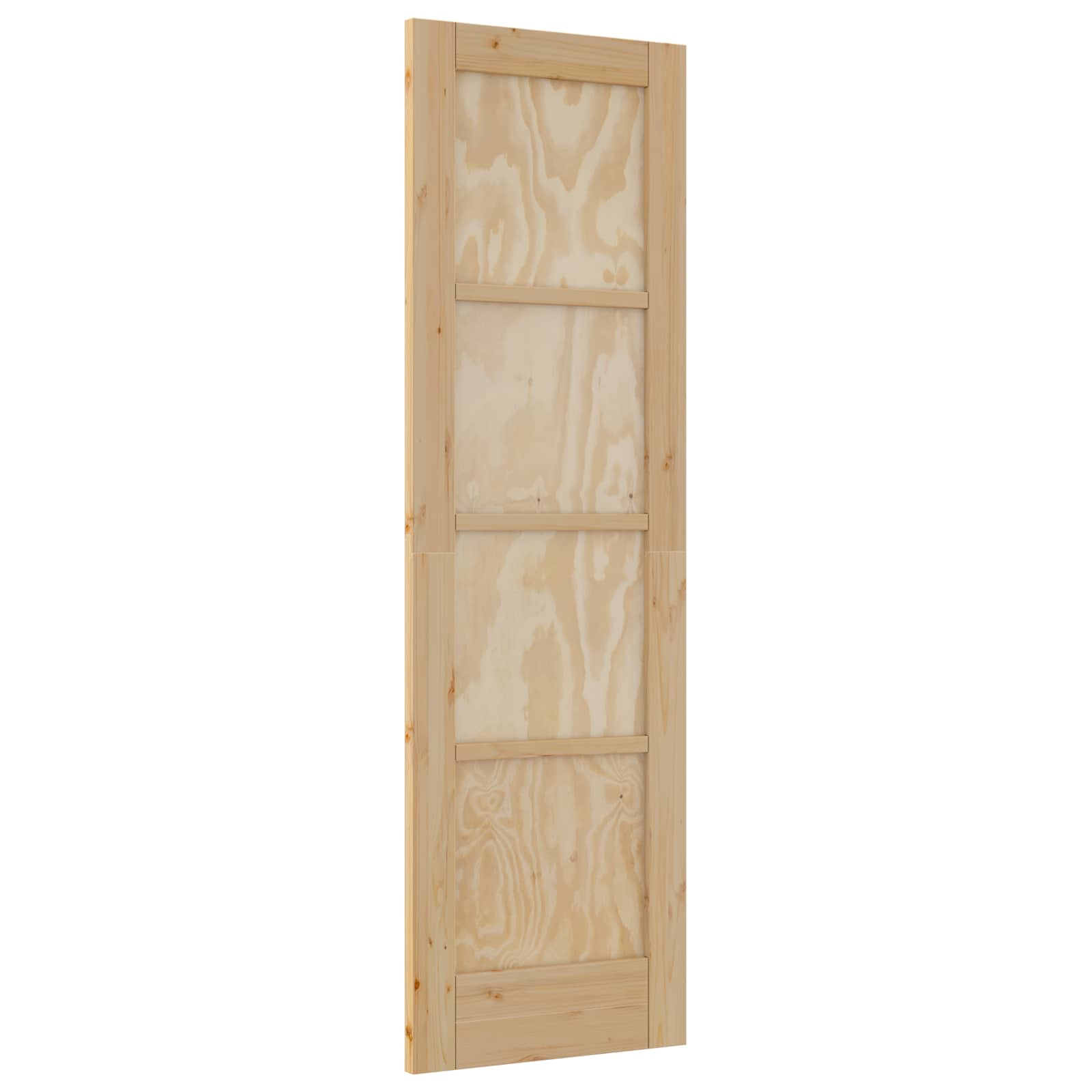 vidaXL Drzwi wewnętrzne naturalny 61 x 198,5 cm sklejka