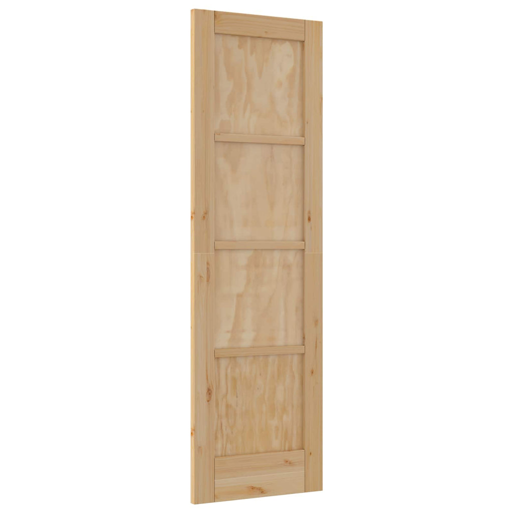 vidaXL Drzwi wewnętrzne naturalny 61 x 198,5 cm sklejka