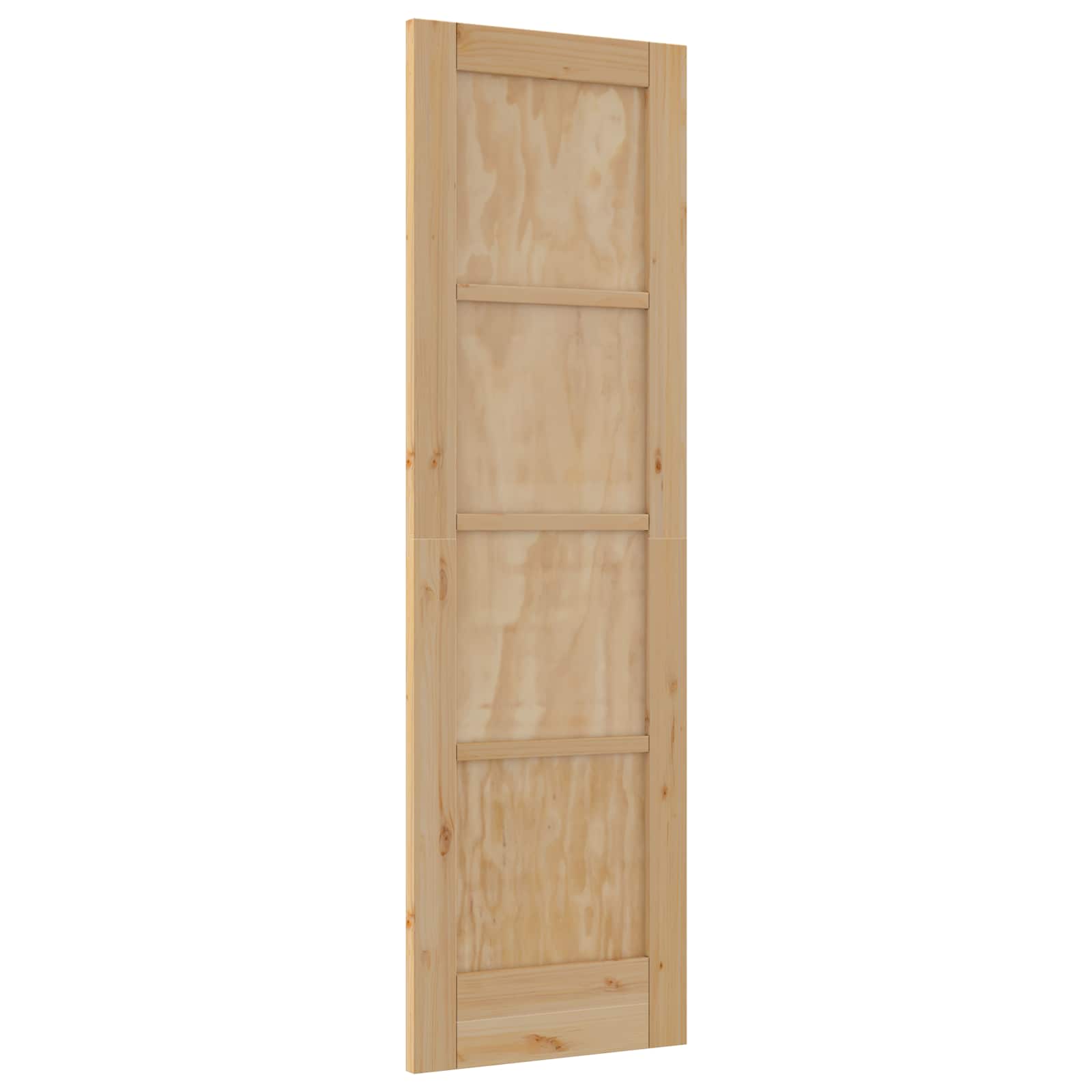 vidaXL Drzwi wewnętrzne naturalny 61 x 198,5 cm sklejka