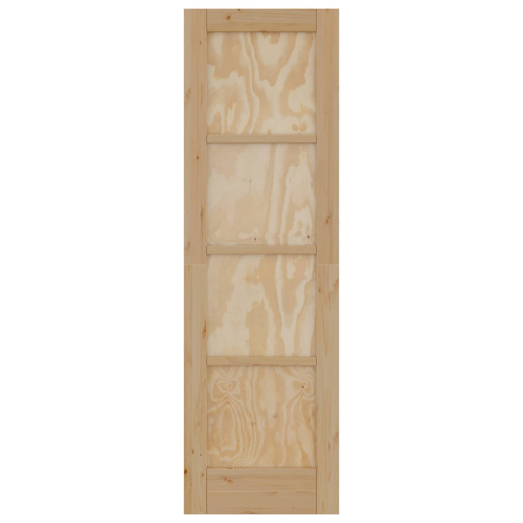 vidaXL Drzwi wewnętrzne naturalny 61 x 198,5 cm sklejka