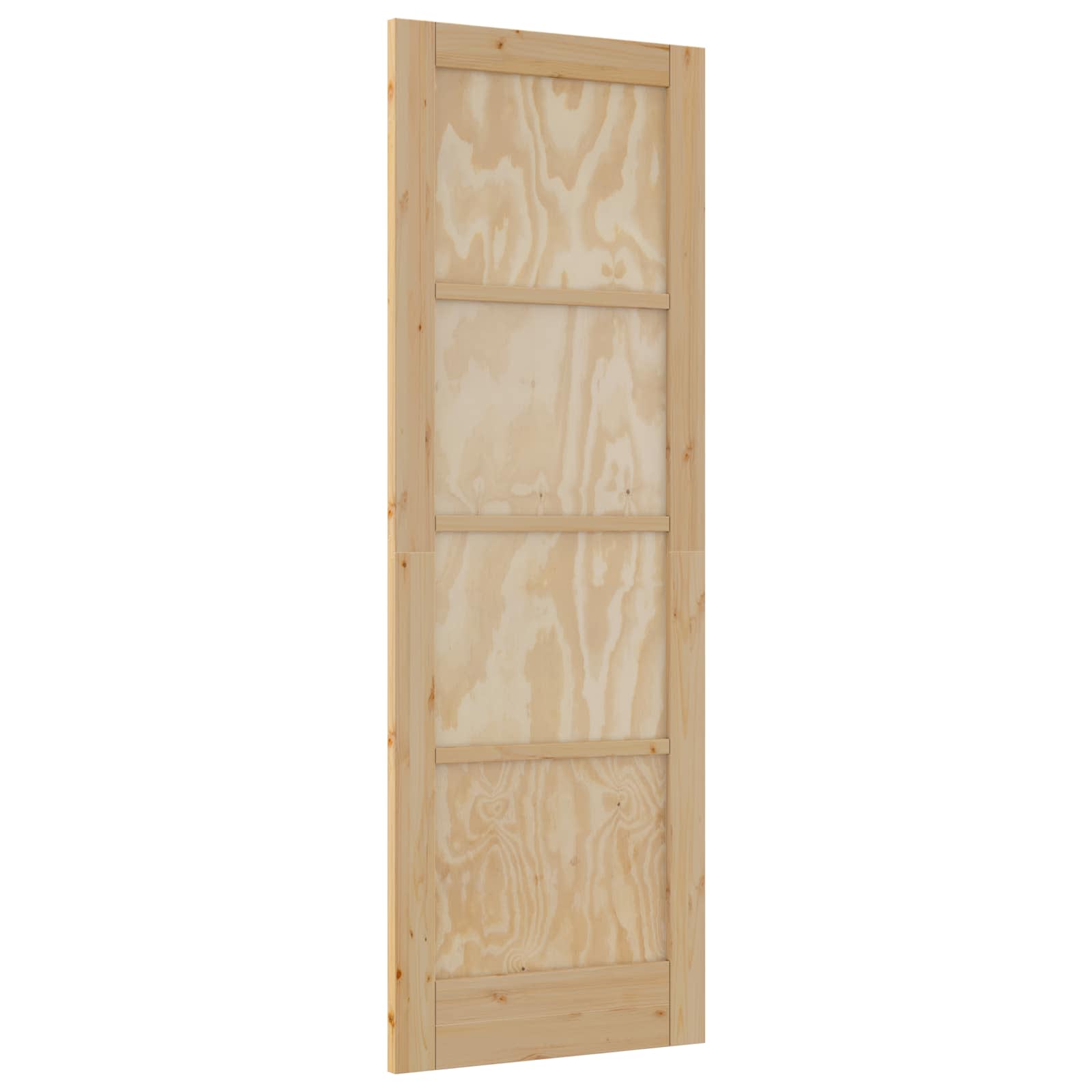 vidaXL Drzwi wewnętrzne naturalny 73,5 x 211 cm sklejka