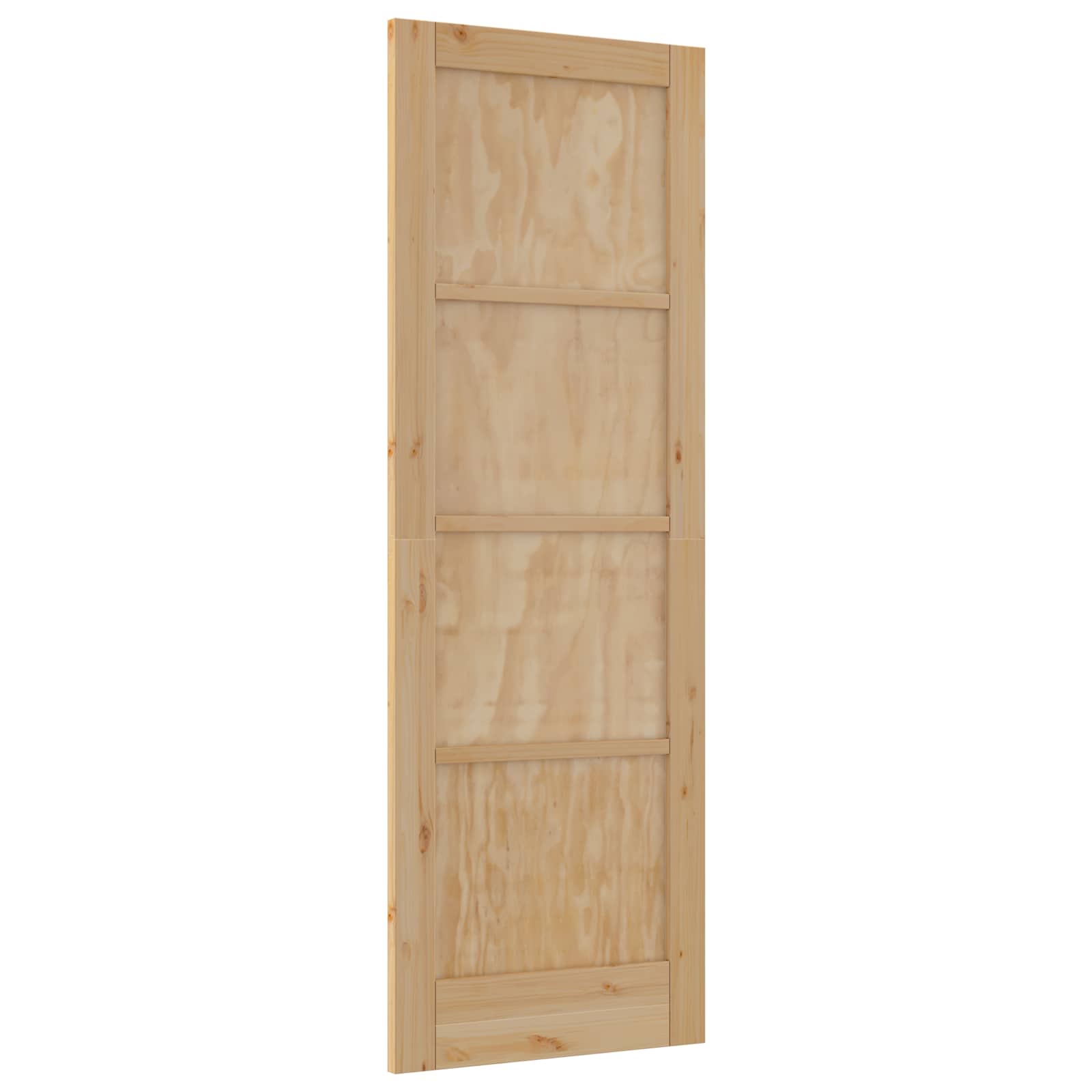 vidaXL Drzwi wewnętrzne naturalny 73,5 x 211 cm sklejka