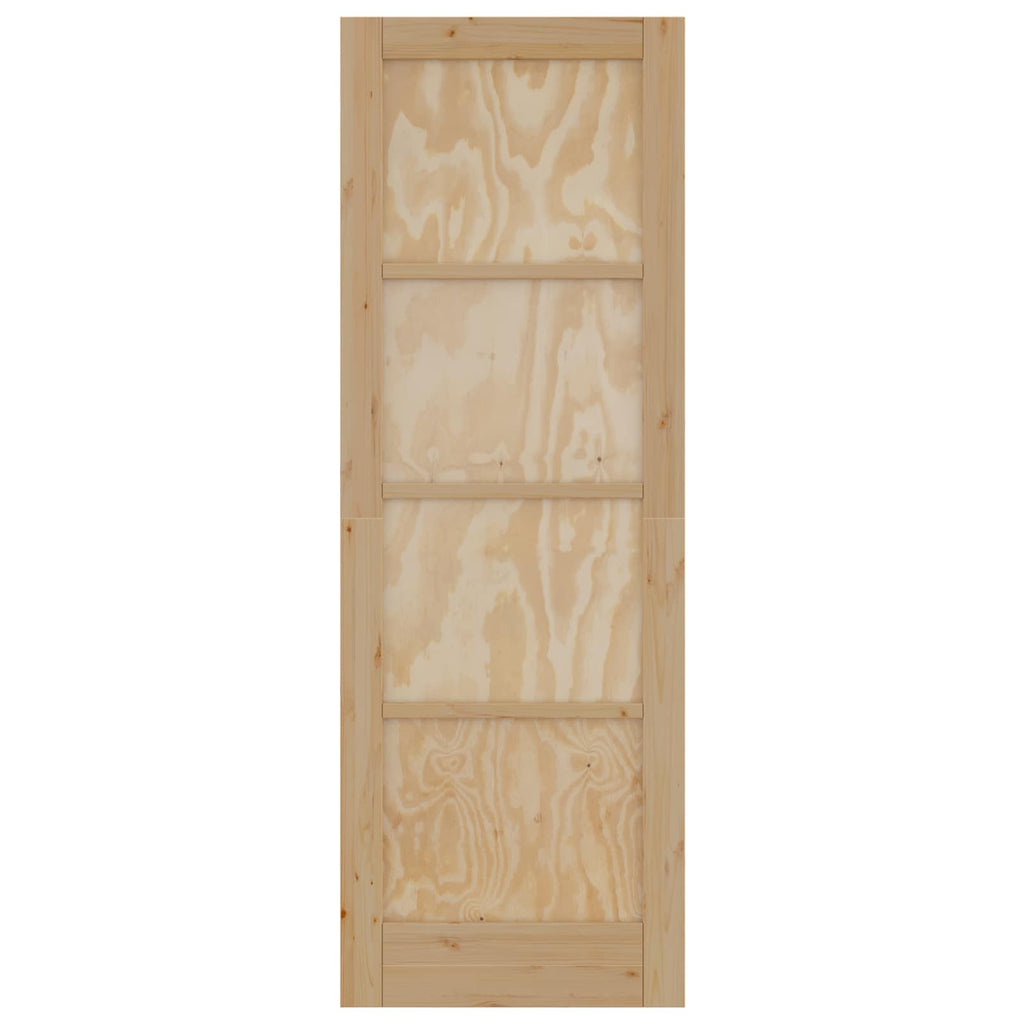 vidaXL Drzwi wewnętrzne naturalny 73,5 x 211 cm sklejka