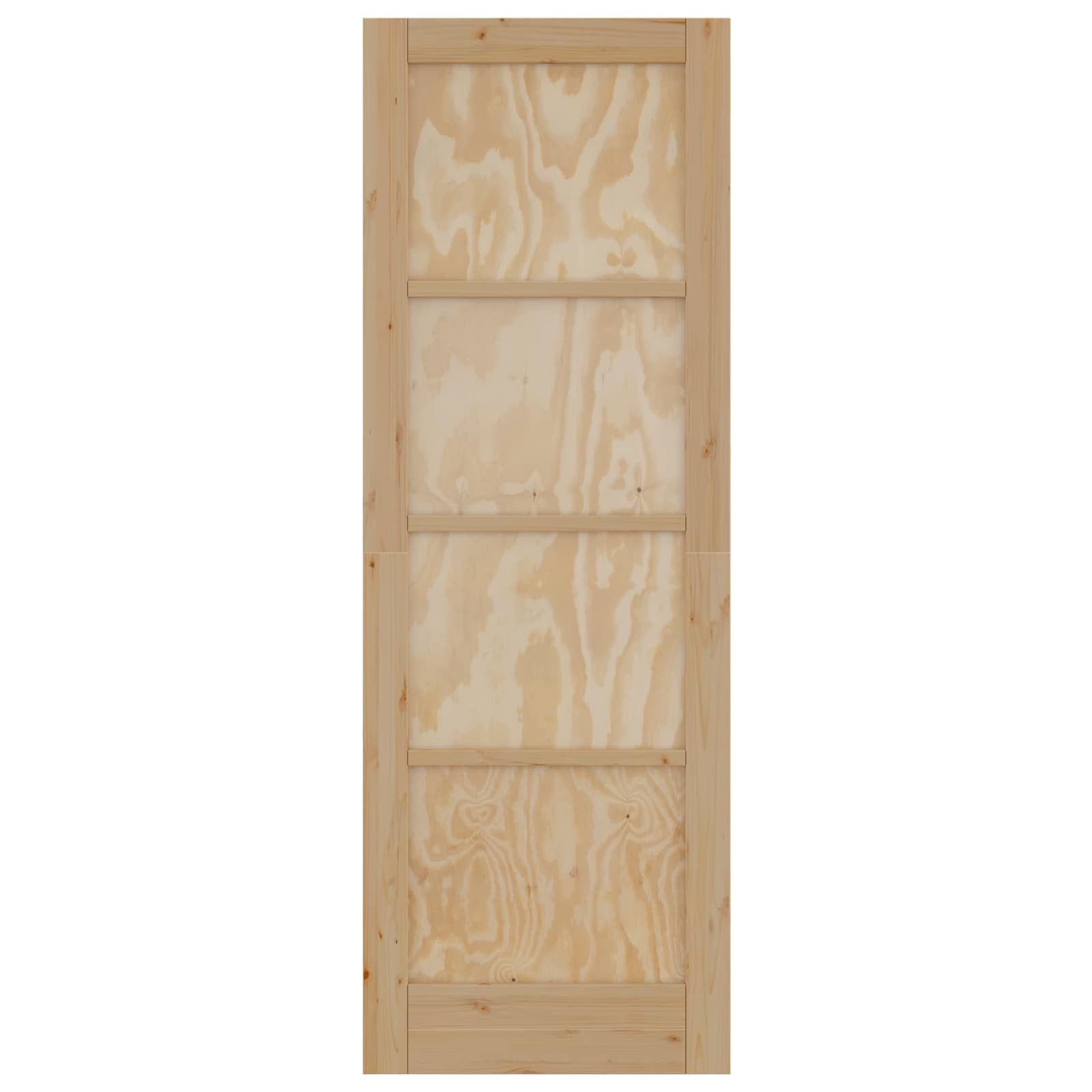 vidaXL Drzwi wewnętrzne naturalny 73,5 x 211 cm sklejka