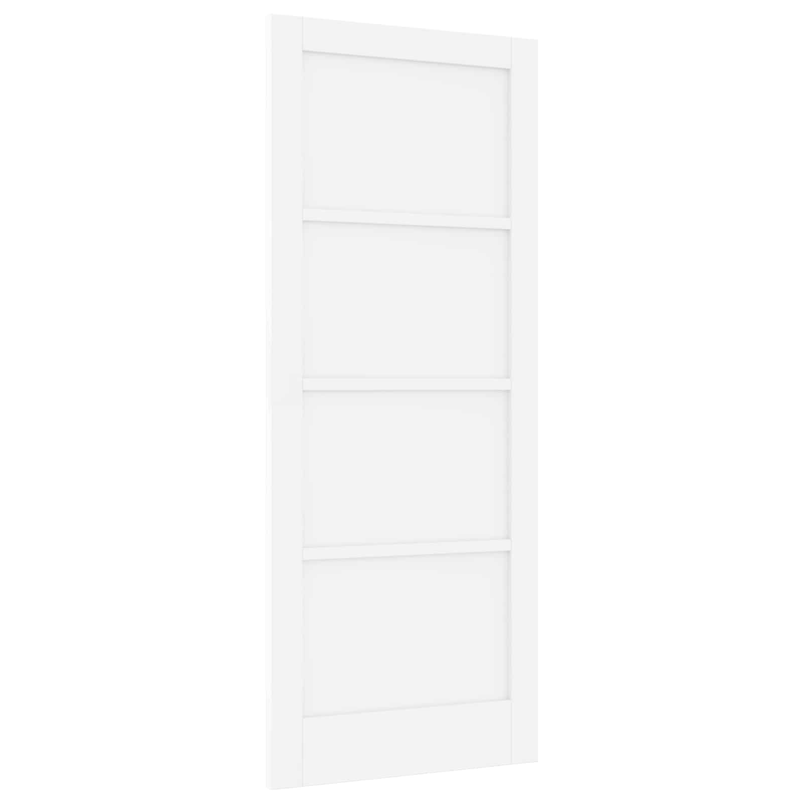 vidaXL Drzwi wewnętrzne Biały 83 x 202 cm sklejka