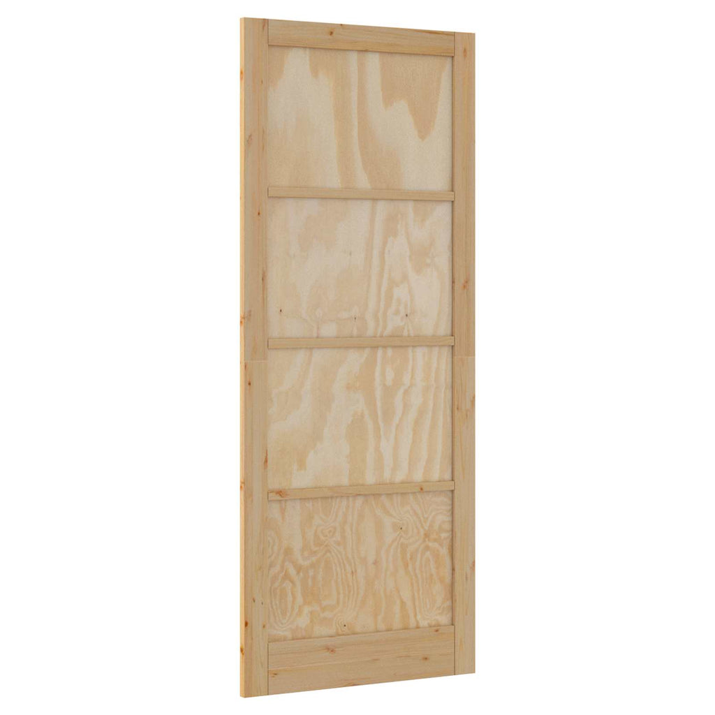 vidaXL Drzwi wewnętrzne naturalny 83 x 232 cm sklejka