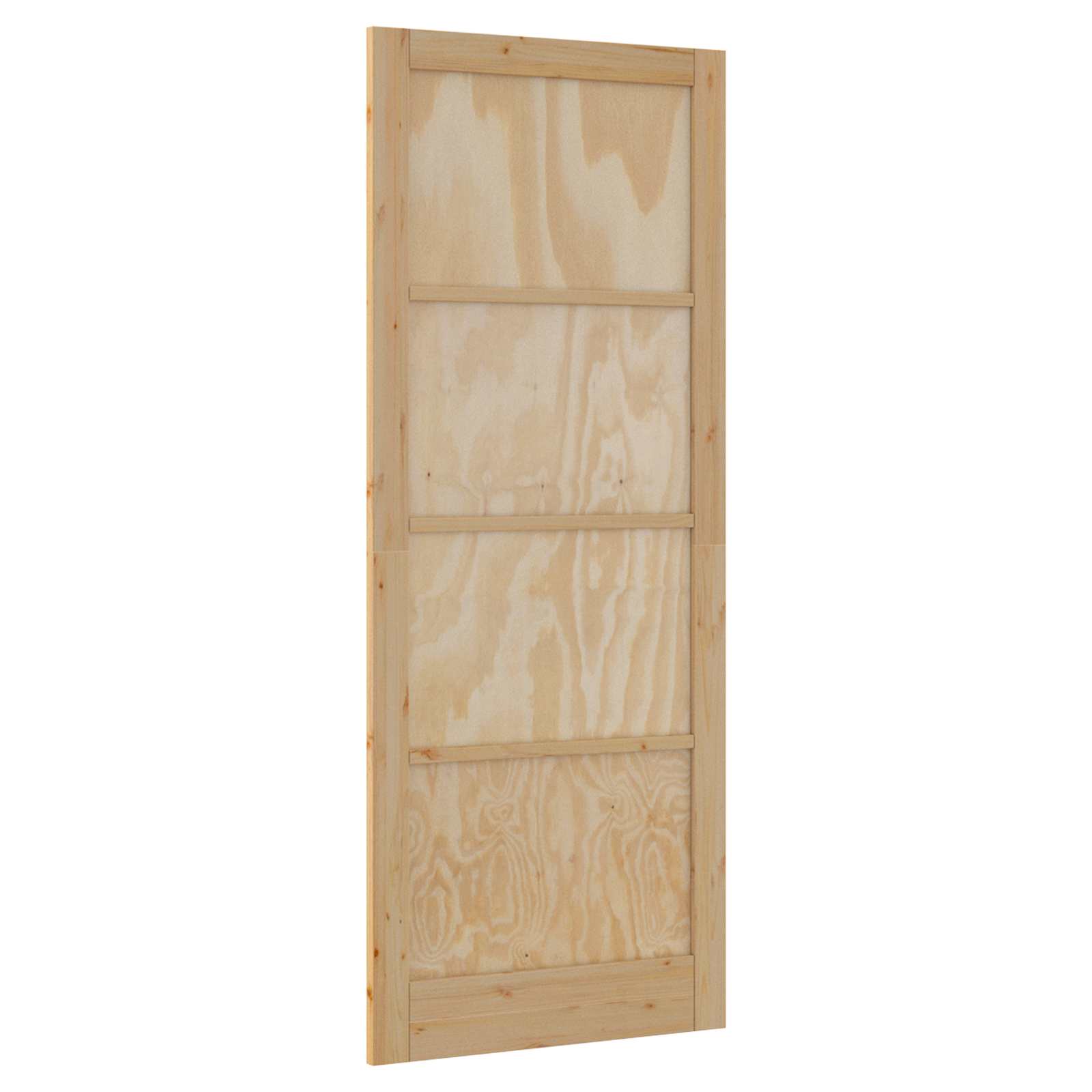 vidaXL Drzwi wewnętrzne naturalny 83 x 232 cm sklejka