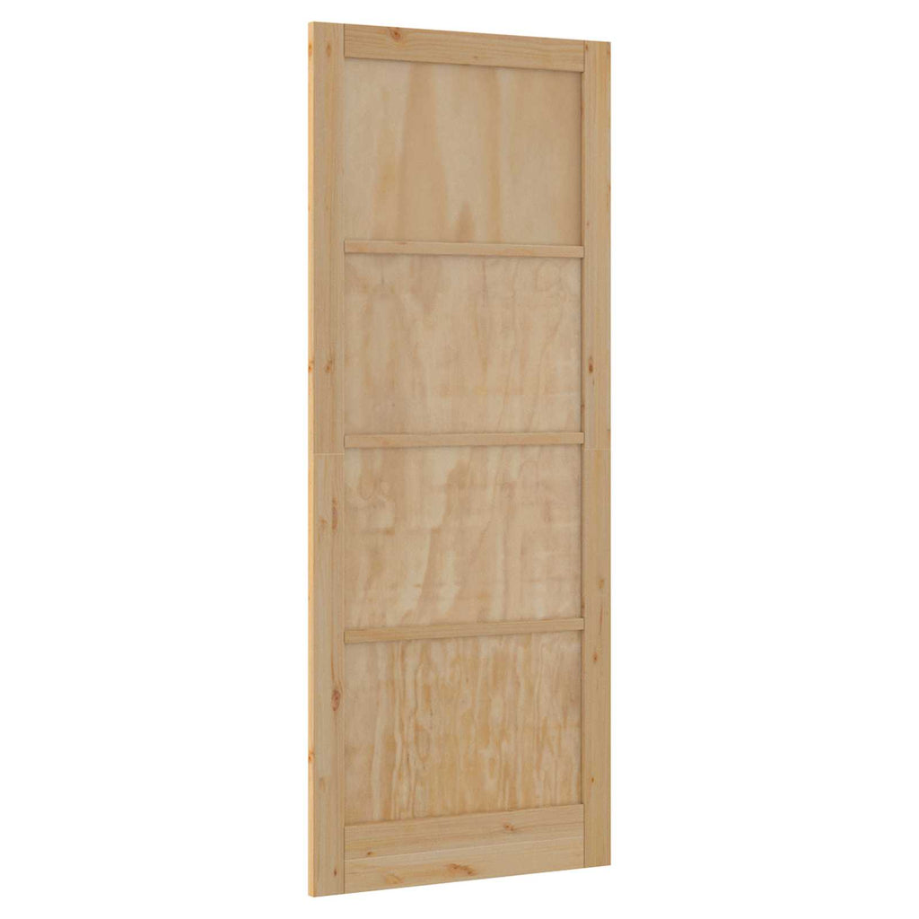 vidaXL Drzwi wewnętrzne naturalny 83 x 232 cm sklejka