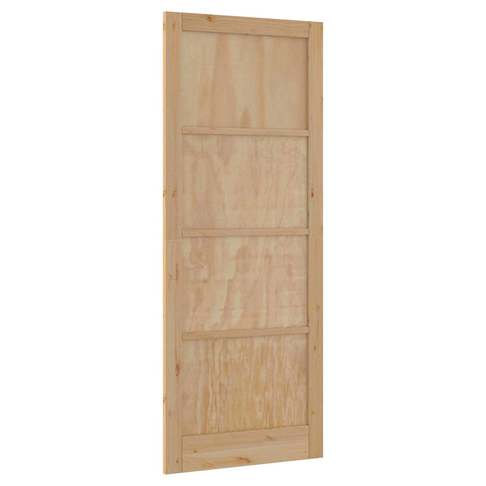 vidaXL Drzwi wewnętrzne naturalny 83 x 232 cm sklejka