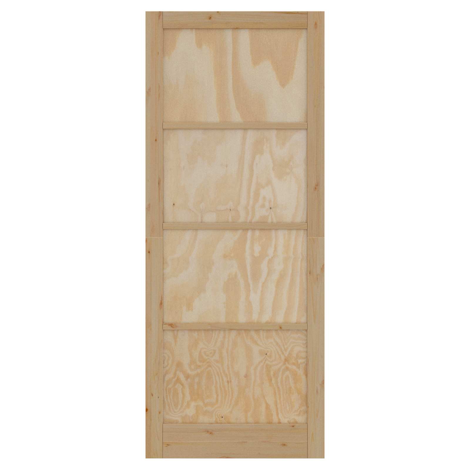 vidaXL Drzwi wewnętrzne naturalny 83 x 232 cm sklejka