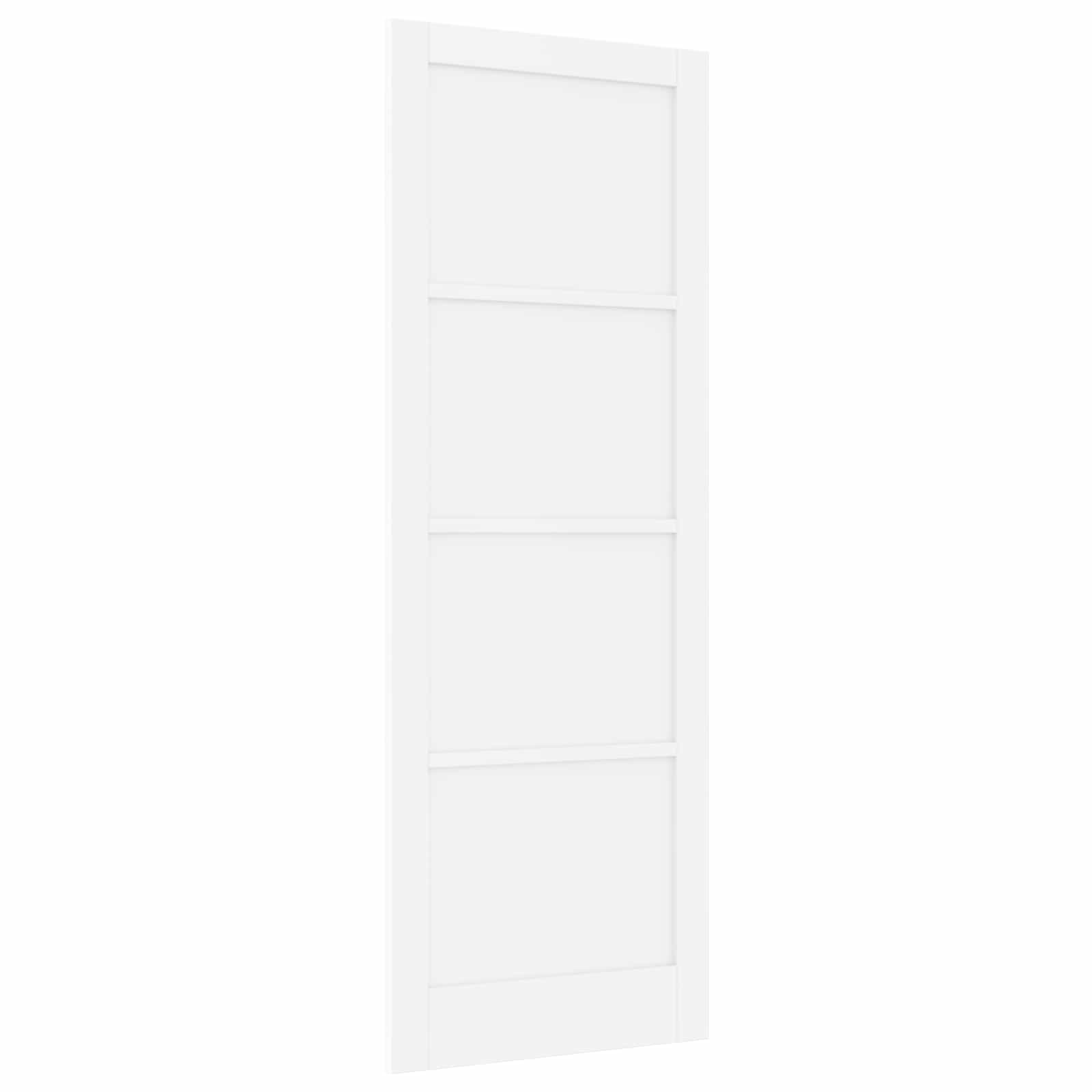 vidaXL Drzwi wewnętrzne Biały 83 x 232 cm sklejka