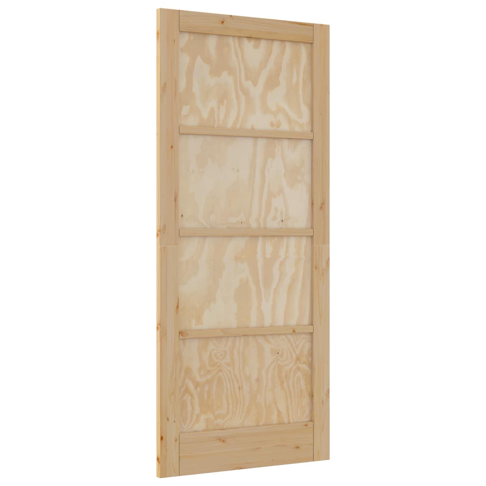 vidaXL Drzwi wewnętrzne naturalny 86 x 198,5 cm sklejka