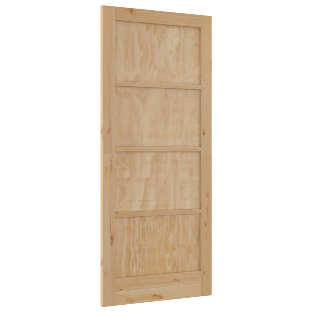 vidaXL Drzwi wewnętrzne naturalny 86 x 198,5 cm sklejka