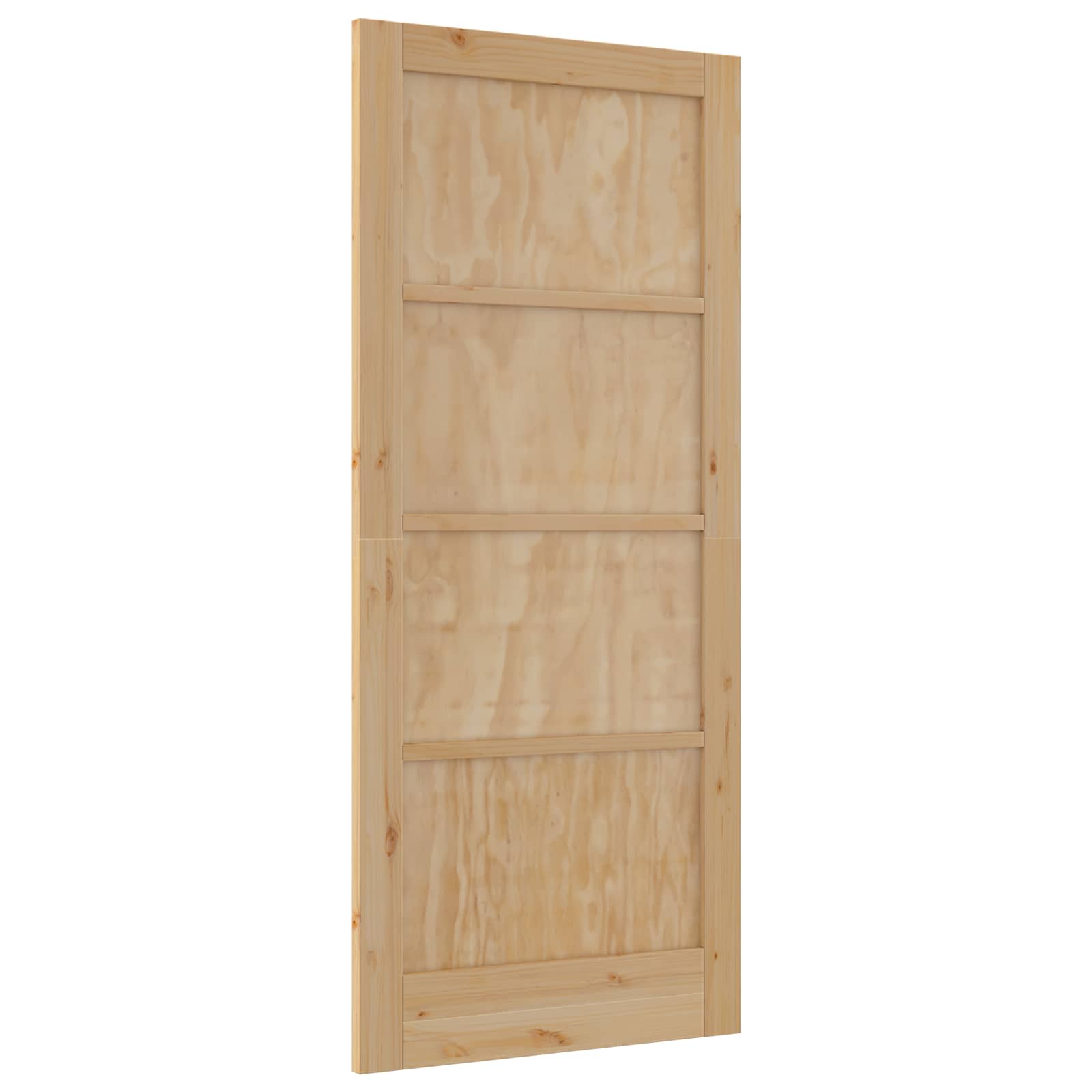 vidaXL Drzwi wewnętrzne naturalny 86 x 198,5 cm sklejka