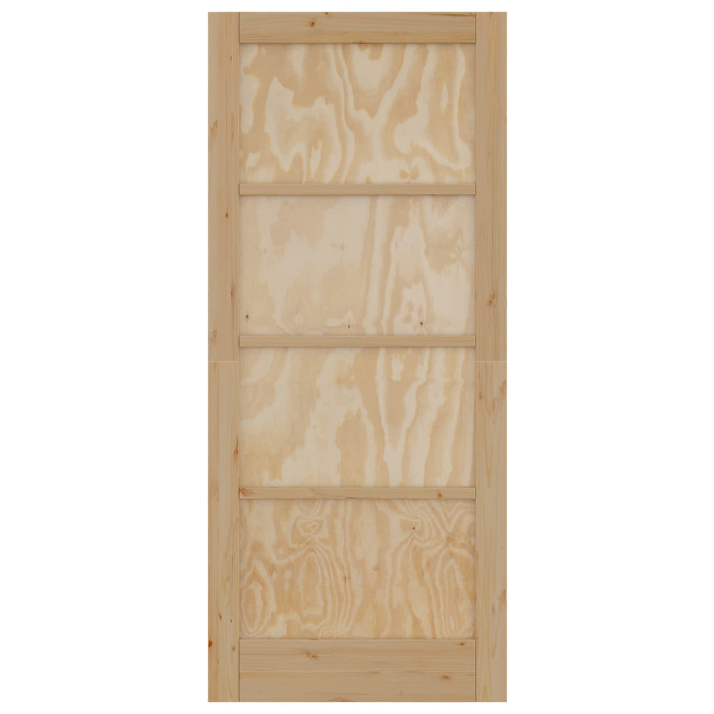 vidaXL Drzwi wewnętrzne naturalny 86 x 198,5 cm sklejka