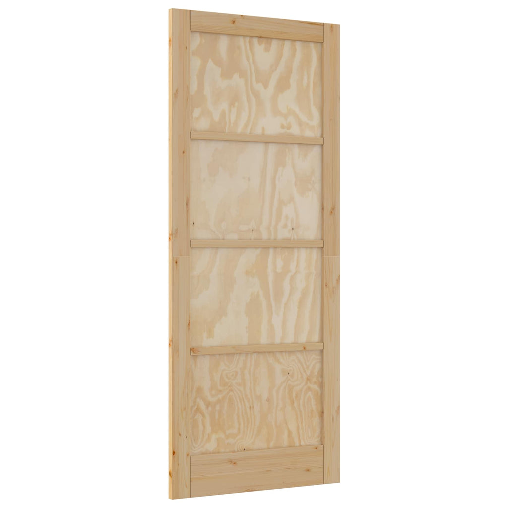 vidaXL Drzwi wewnętrzne naturalny 86 x 211 cm sklejka