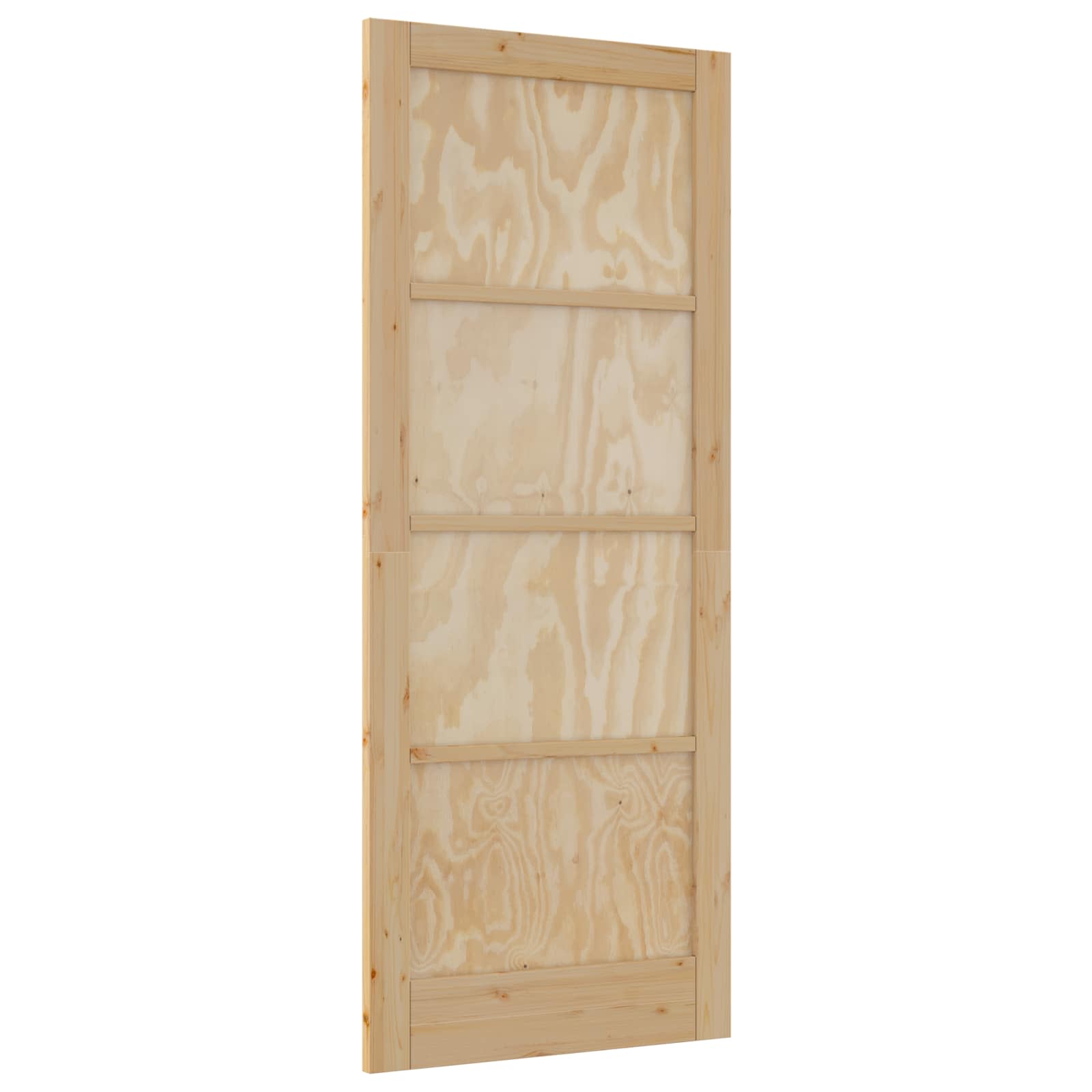 vidaXL Drzwi wewnętrzne naturalny 86 x 211 cm sklejka