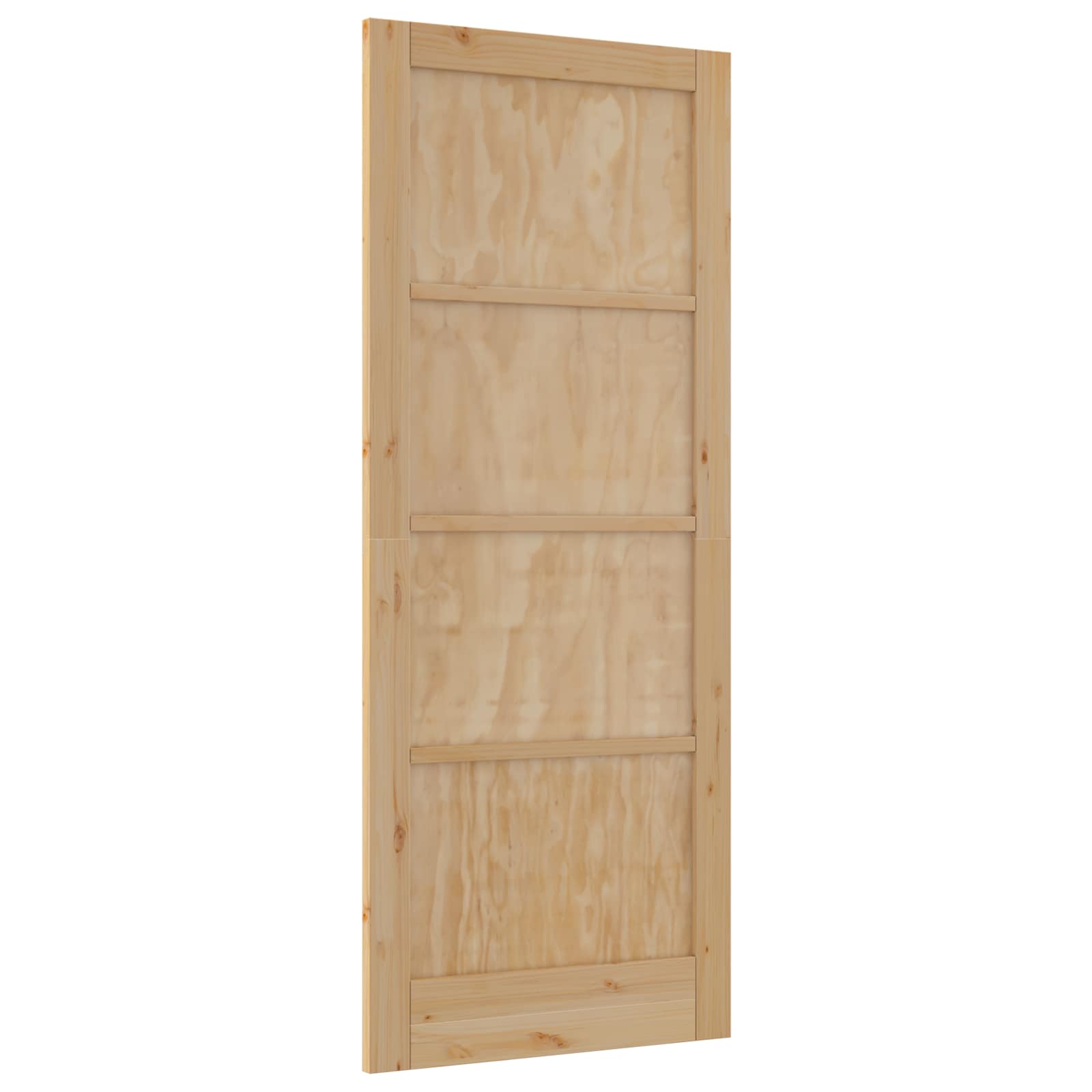 vidaXL Drzwi wewnętrzne naturalny 86 x 211 cm sklejka