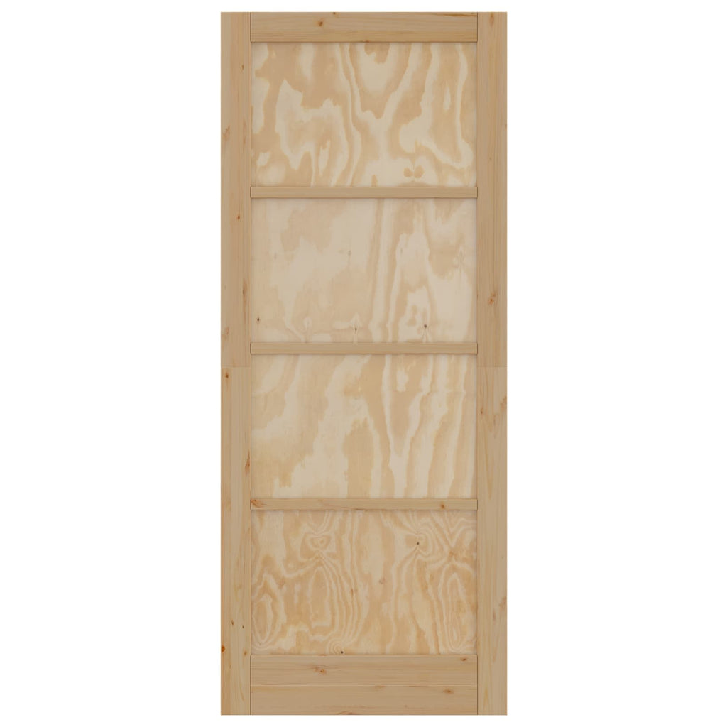 vidaXL Drzwi wewnętrzne naturalny 86 x 211 cm sklejka