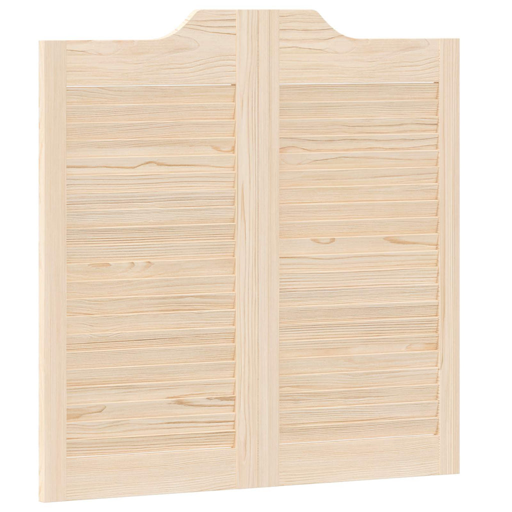 vidaXL Drzwi wahadłowe naturalny 80 x 40 cm Lite drewno sosnowe