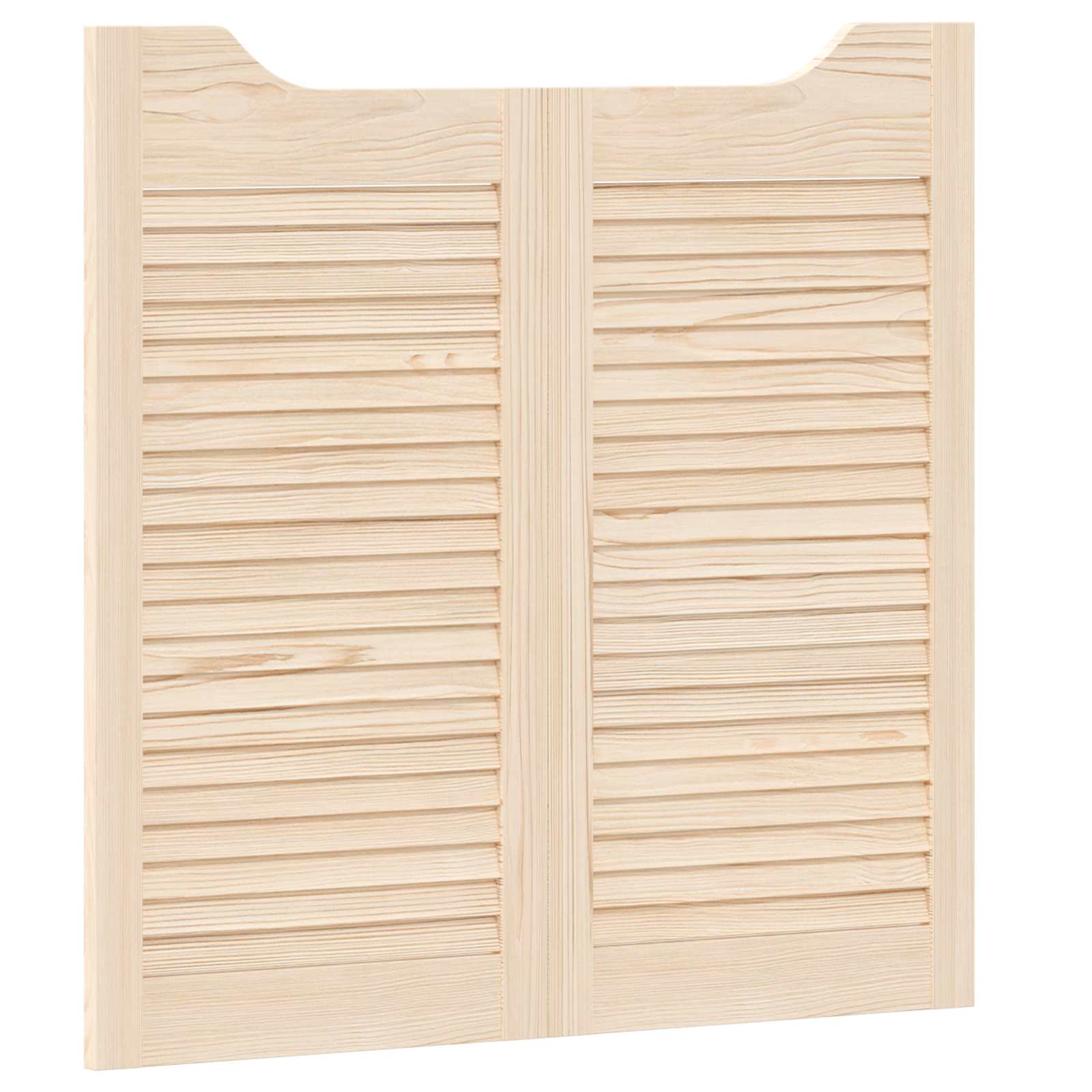 vidaXL Drzwi wahadłowe 2 pcs naturalny Lite drewno sosnowe