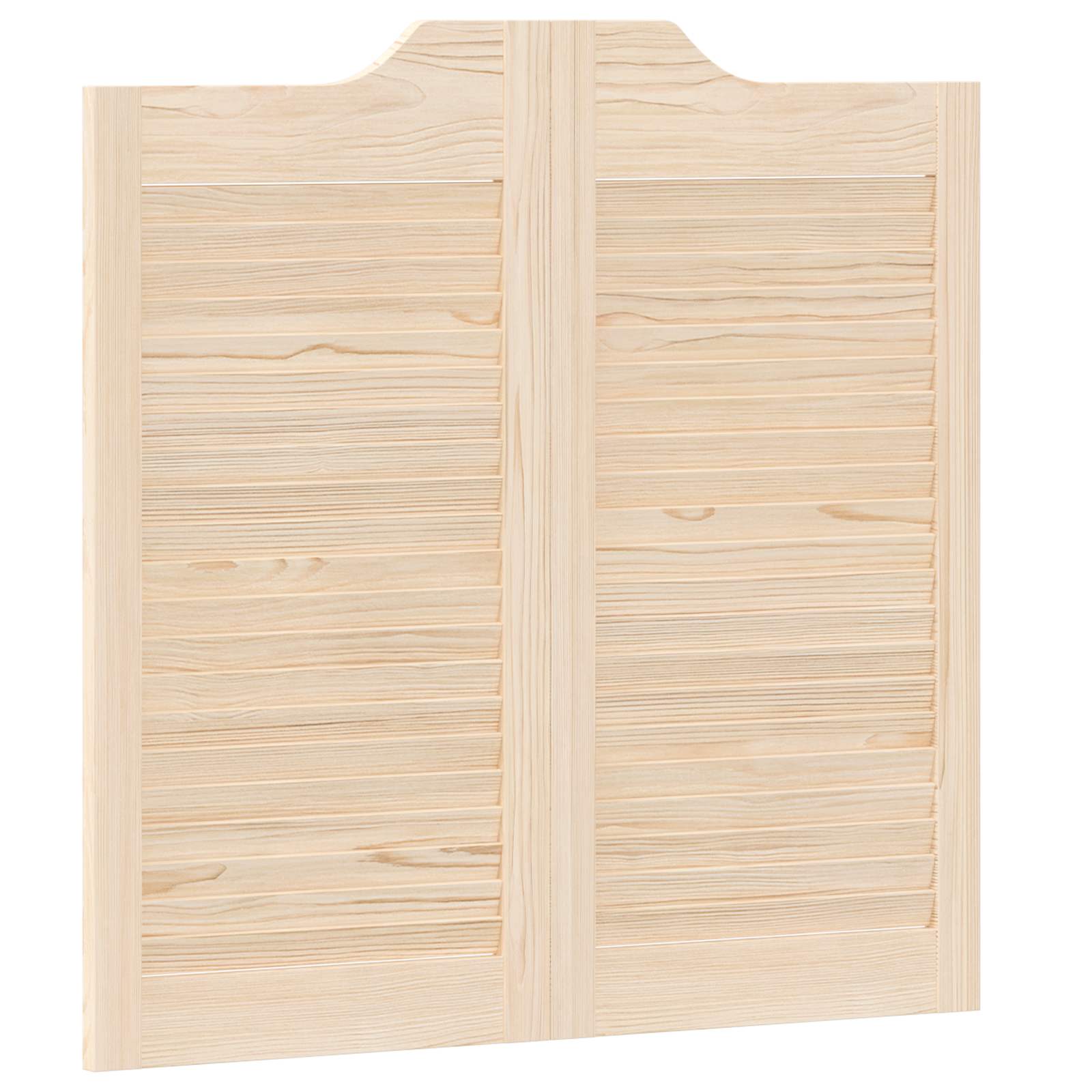 vidaXL Drzwi wahadłowe 2 pcs naturalny Lite drewno sosnowe