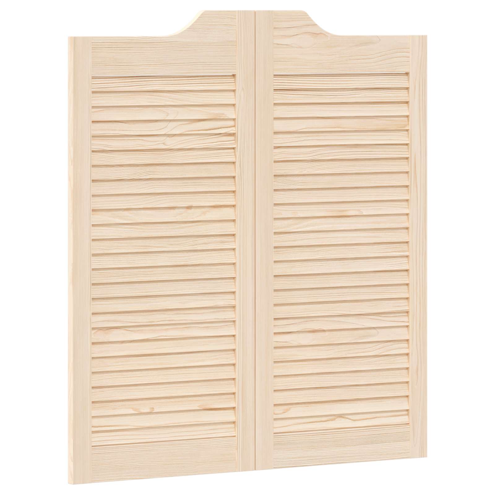 vidaXL Drzwi wahadłowe 2 pcs naturalny Lite drewno sosnowe