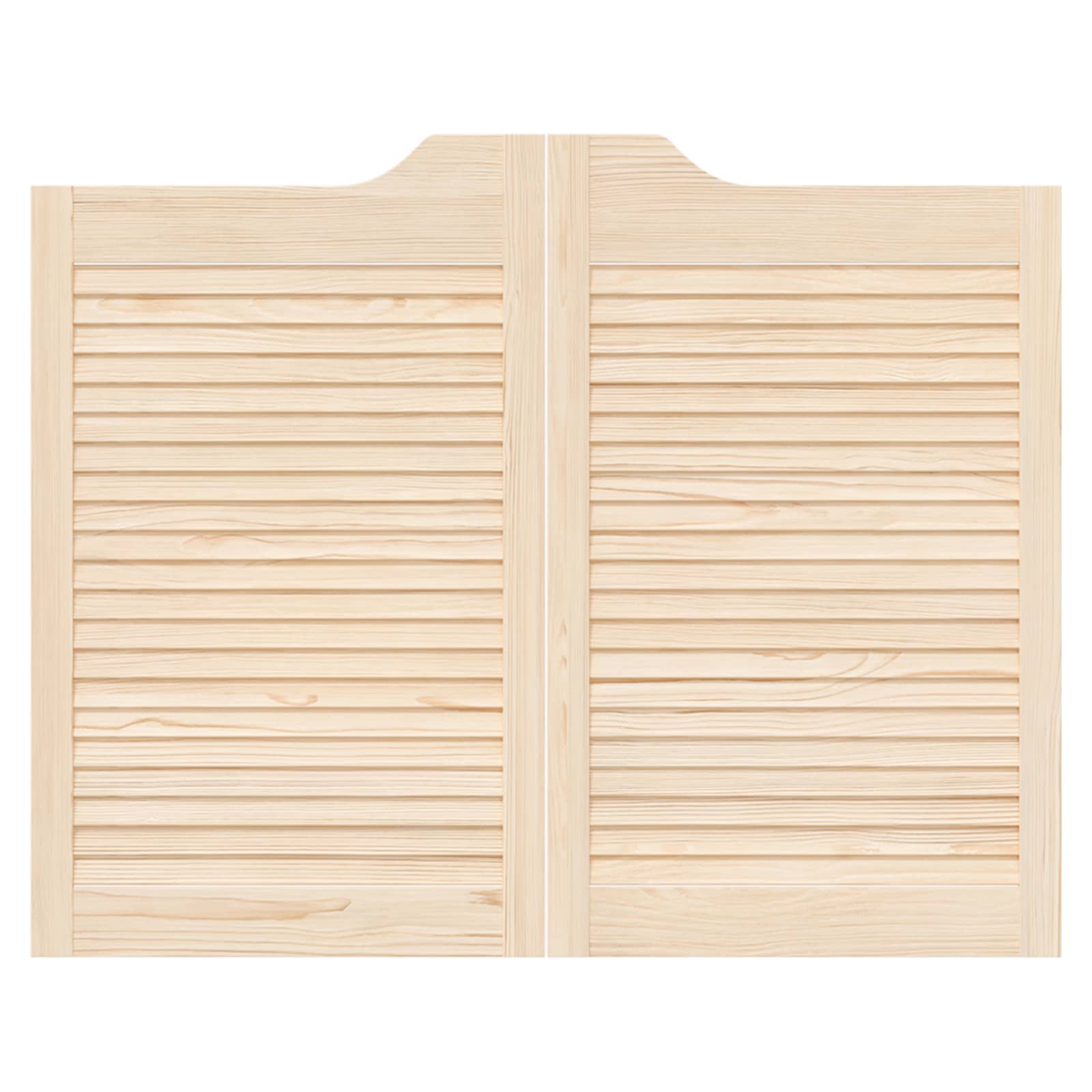 vidaXL Drzwi wahadłowe 2 pcs naturalny Lite drewno sosnowe
