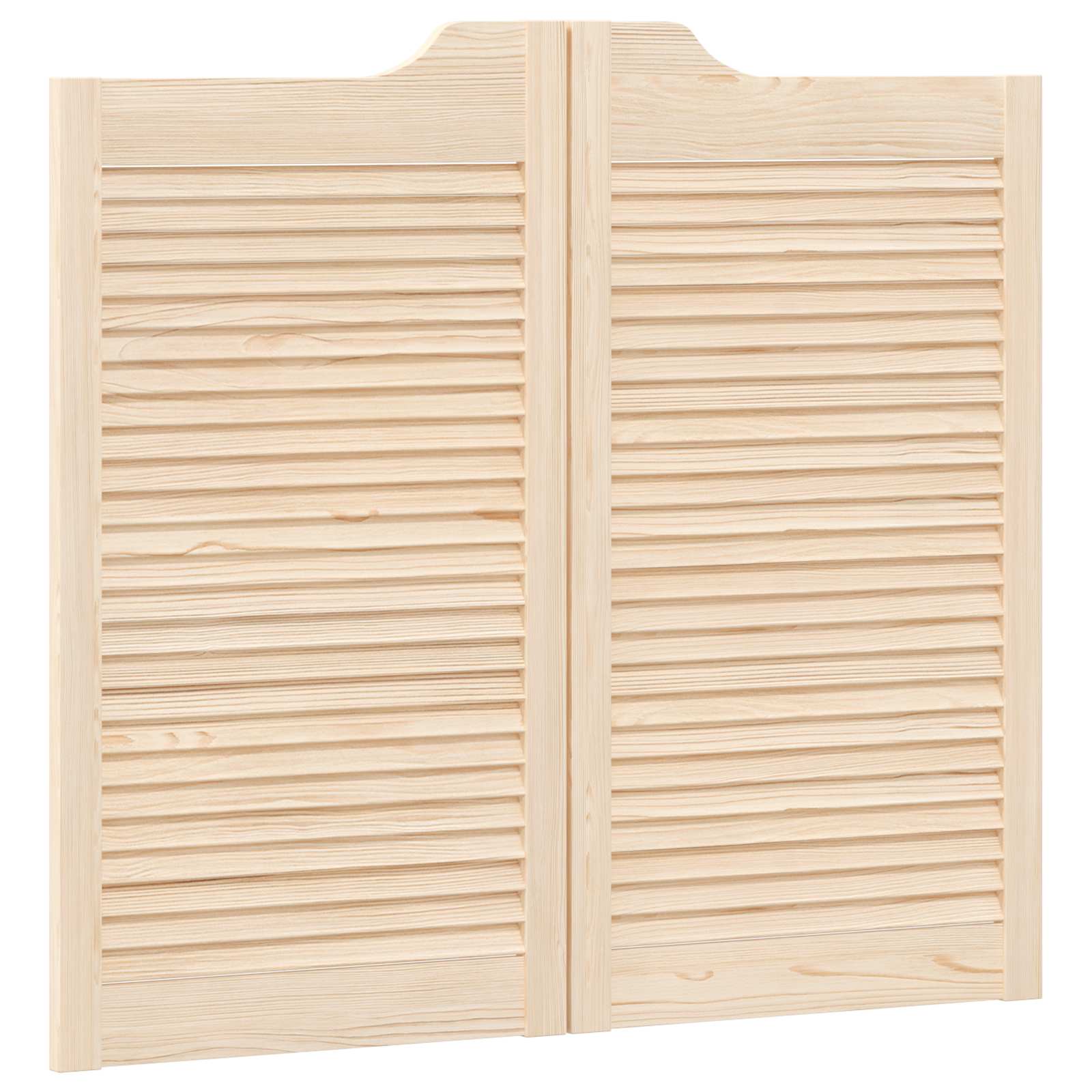 vidaXL Drzwi wahadłowe 2 pcs naturalny Lite drewno sosnowe