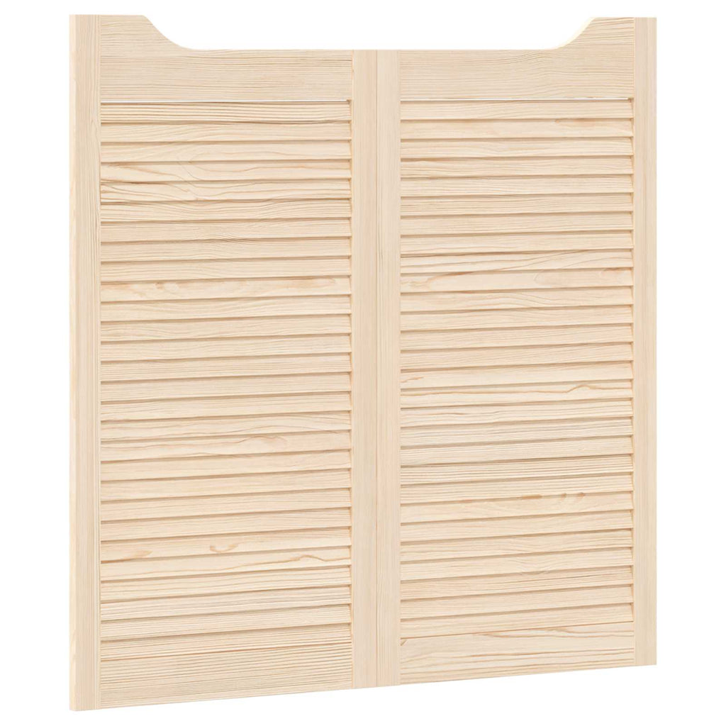 vidaXL Drzwi wahadłowe 2 pcs naturalny Lite drewno sosnowe