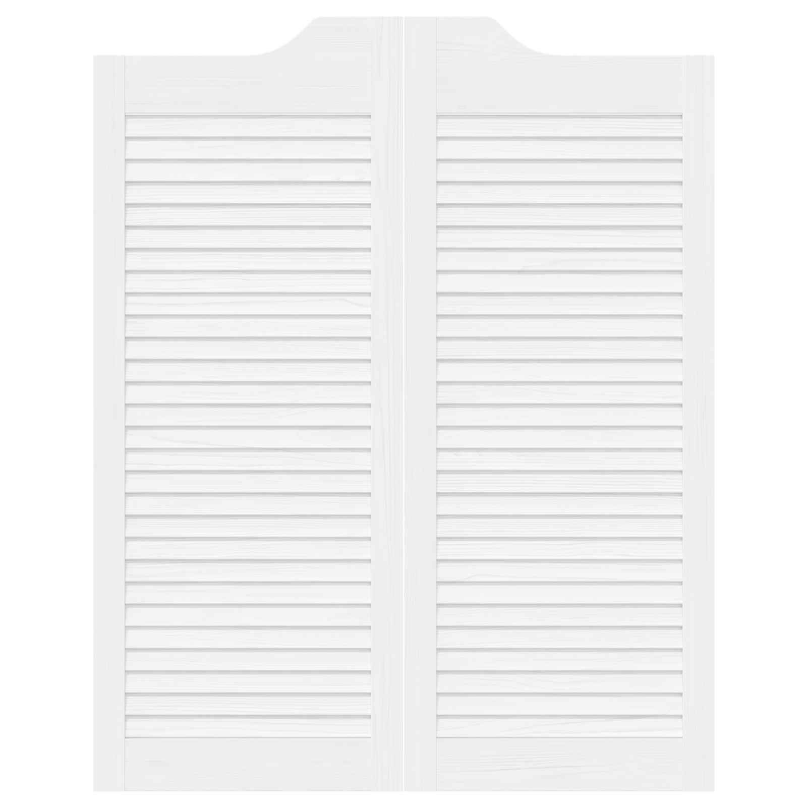 vidaXL Drzwi wahadłowe 2 pcs Biały Lite drewno sosnowe