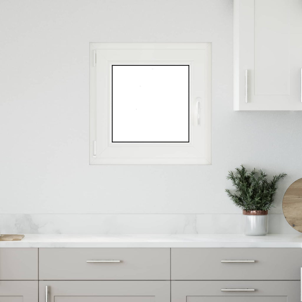 vidaXL Biała wewnętrzna kolor okna piwnicznego RISOR 50 x 50 cm