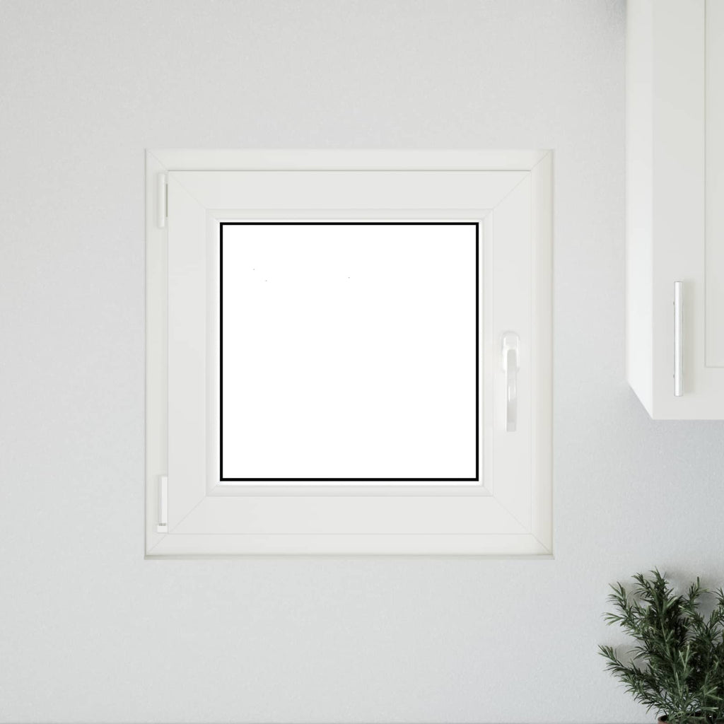 vidaXL Biała wewnętrzna kolor okna piwnicznego RISOR 50 x 50 cm