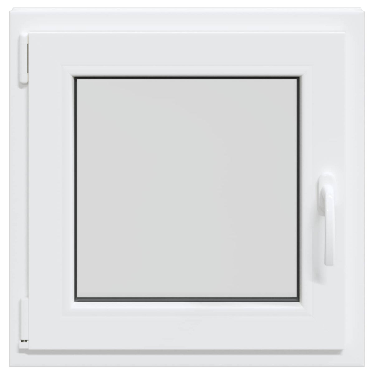 vidaXL Biała wewnętrzna kolor okna piwnicznego RISOR 50 x 50 cm