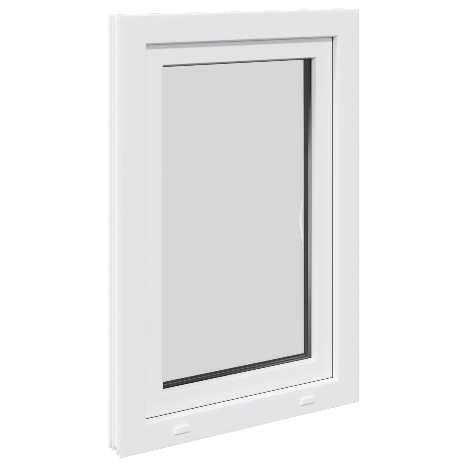 vidaXL Biała wewnętrzna kolor okna piwnicznego RISOR 60 x 90 cm