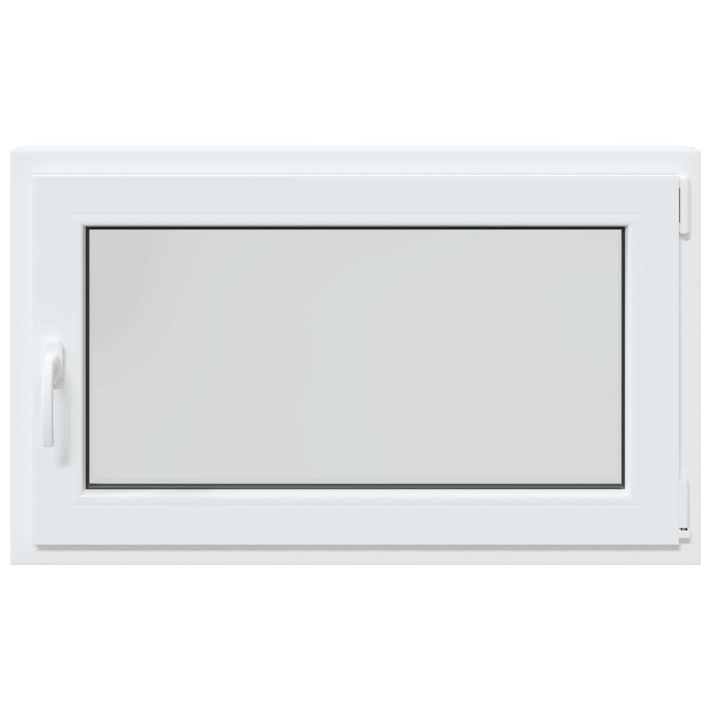 vidaXL Biała wewnętrzna kolor okna piwnicznego RISOR 100 x 70 cm