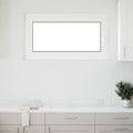 vidaXL Okno piwniczne RISOR 110 x 60 cm PVC i szkło Biały