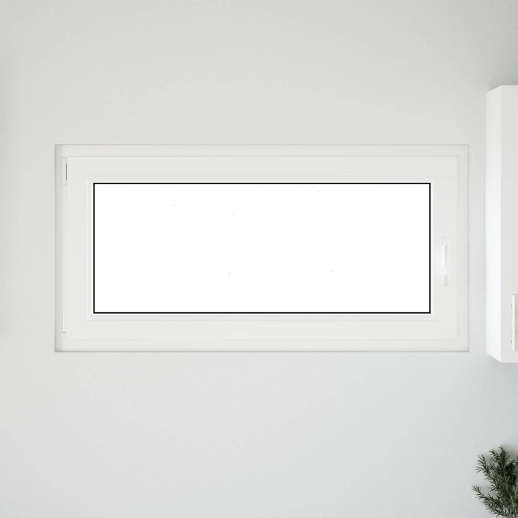 vidaXL Okno piwniczne RISOR 120 x 60 cm PVC i szkło Biały