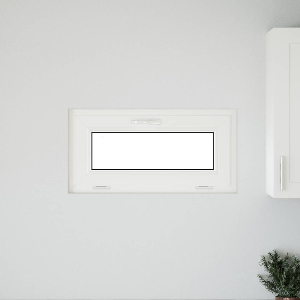vidaXL Biała wewnętrzna kolor okna piwnicznego RISOR 80 x 40 cm