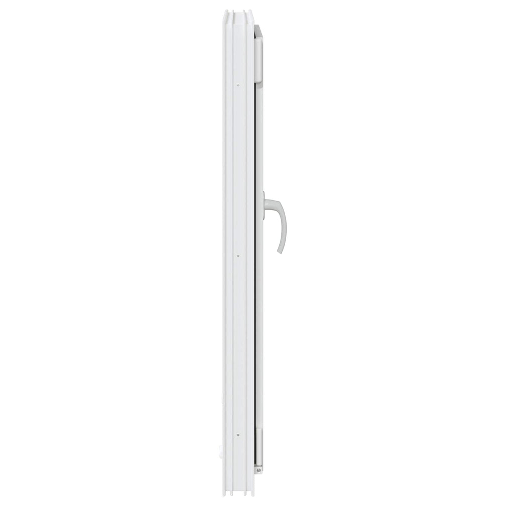 vidaXL Okno piwniczne RISOR 60 x 100 cm PVC i szkło Biały