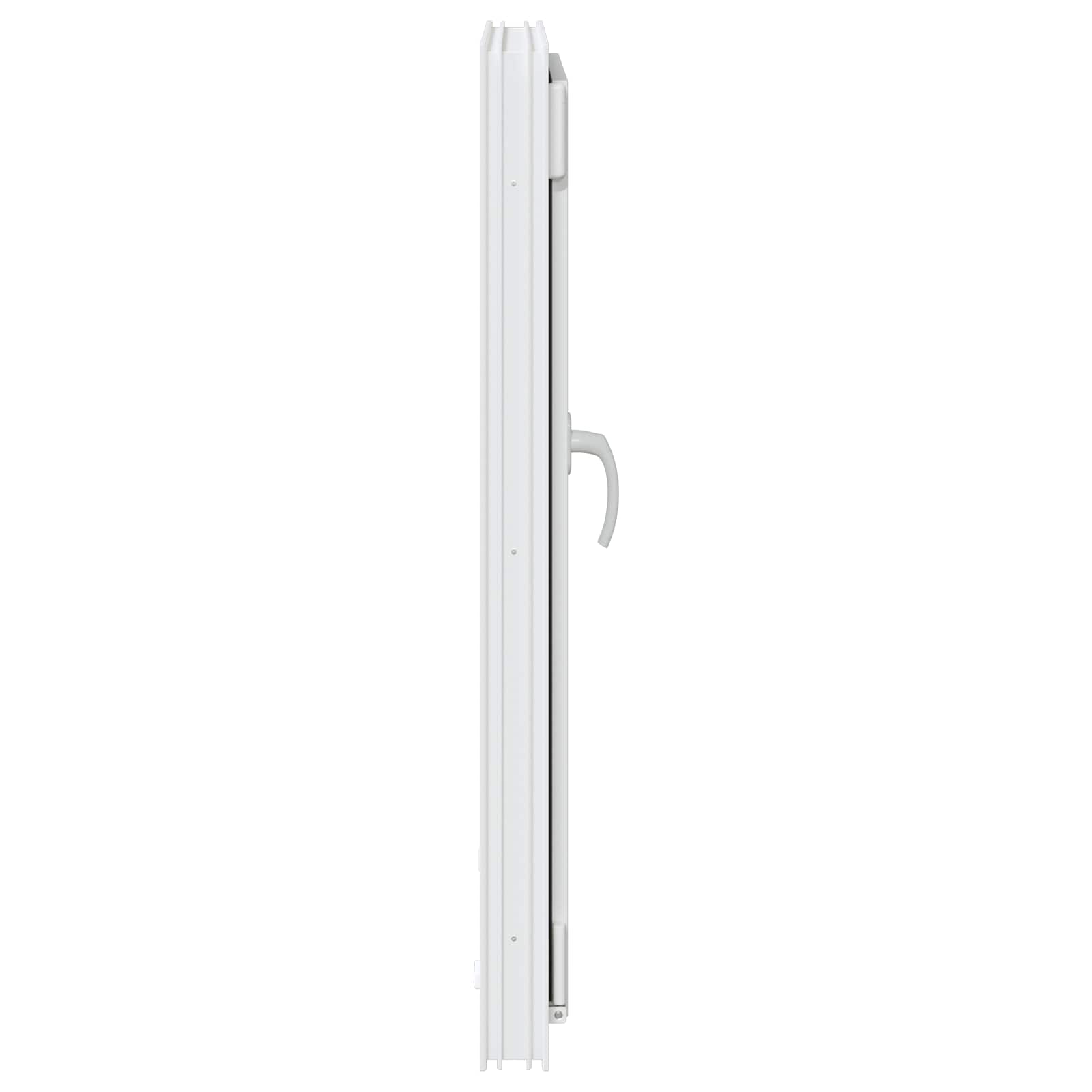 vidaXL Okno piwniczne RISOR 60 x 100 cm PVC i szkło Biały