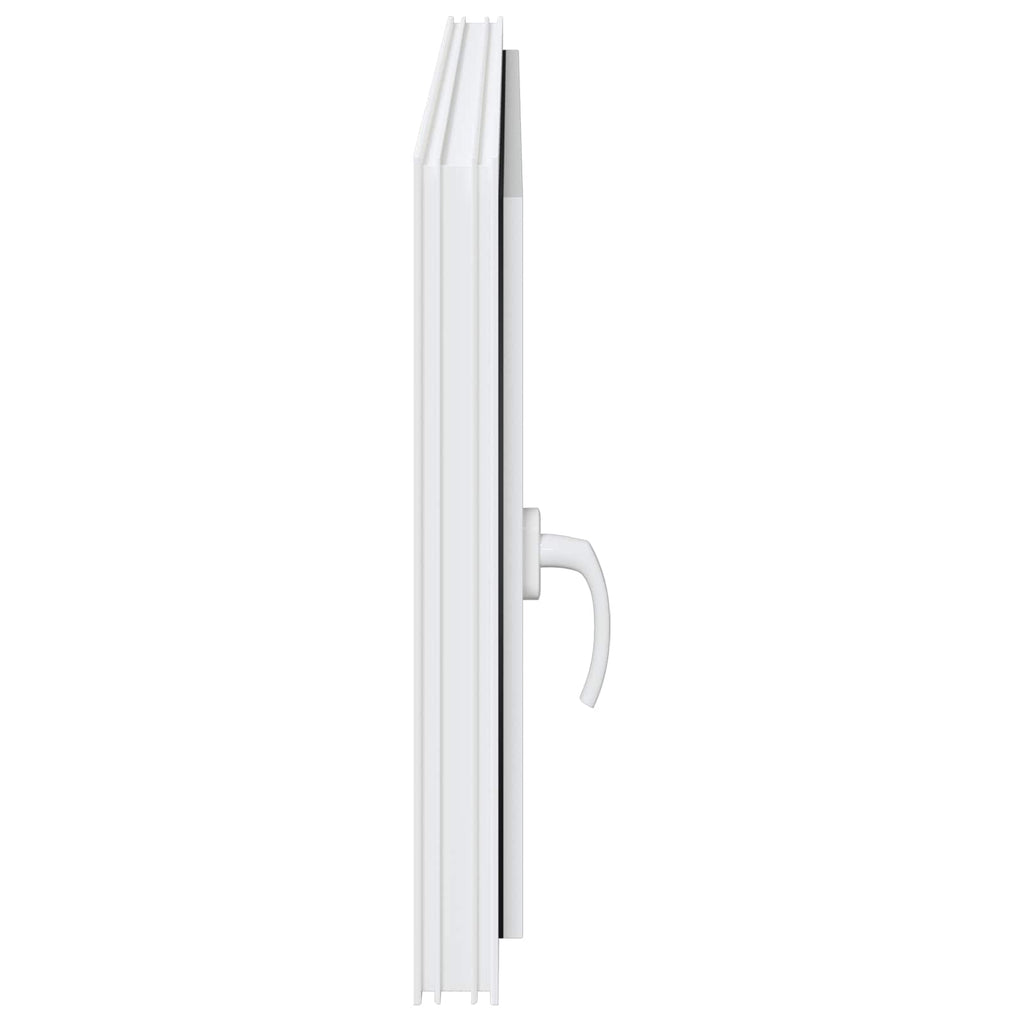 vidaXL Okno piwniczne RISOR 120 x 60 cm PVC i szkło Biały