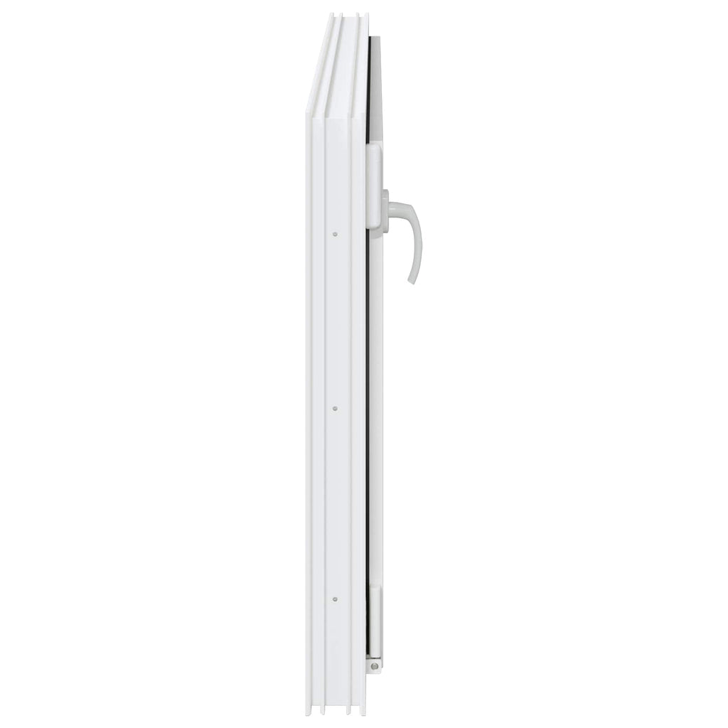 vidaXL Okno piwniczne RISOR 120 x 60 cm PVC i szkło Biały